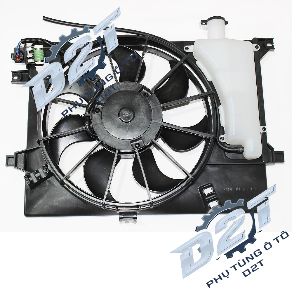 QUAT-KET-NUOC-58 Quạt két nước liền bình nước phụ Ô TÔ Hyundai Avante, Elantra 2013-2015 HÀNG HCC