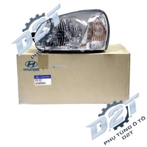 Đèn pha trái 5 giắc ô tô Hyundai Santafe Gold 2003 hàng Mobis