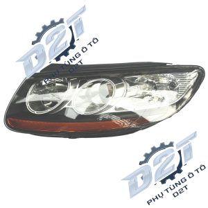 Đèn pha trái viền trắng ô tô Hyundai Santafe 2006 hàng PO